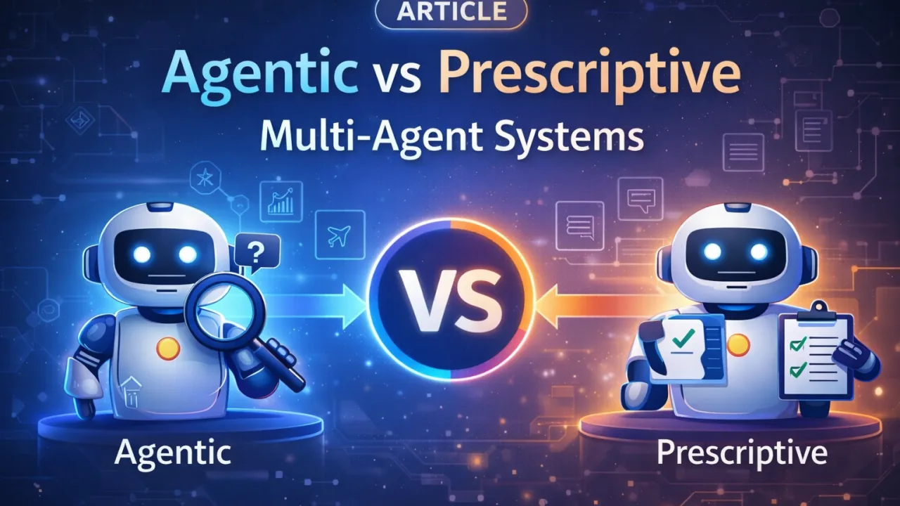 Agentic vs Prescriptive Multi-Agent Systems: Which One Should You Choose?